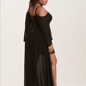 Gorgeous black long maxi dress from torrid
